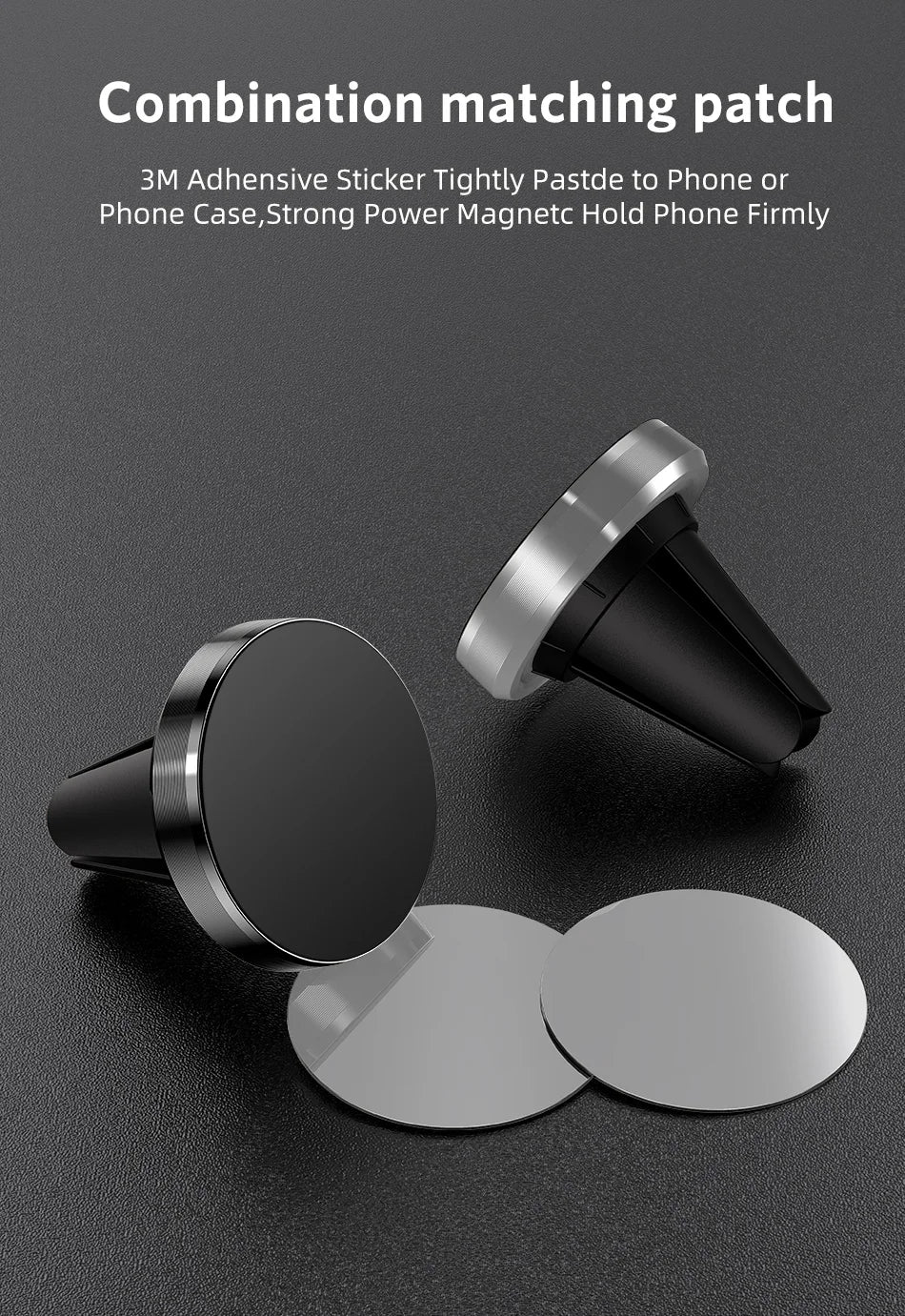 Magnetic Car Phone Holder Mount Air Vent Smartphone Mobile Stand Bracket Cell GPS Support in Car For iPhone Xiaomi Mi Samsung LG