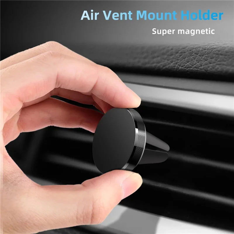 Magnetic Car Phone Holder Mount Air Vent Smartphone Mobile Stand Bracket Cell GPS Support in Car For iPhone Xiaomi Mi Samsung LG