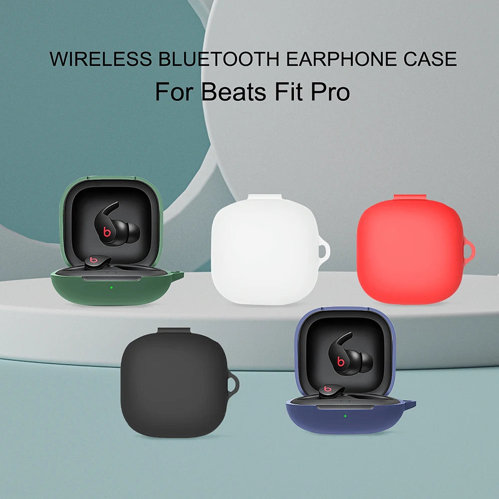 Comfortable Skin Case for Beats Fit Pro Wireless Earphone Silicone Cover for Beats Fit Pro Shockproof Protective Earbuds Cover