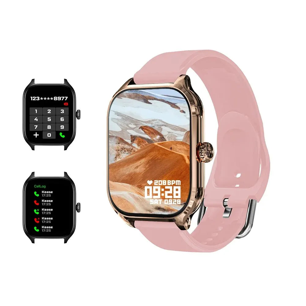 Smartwatch Dial to Answer Calls Calorie Tracking Heart Rate Blood Oxygen Monitoring Bluetooth Smart Watch