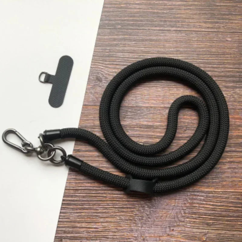 Adjustable Phone Lanyard Detachable Neck Cord Universal Crossbody Strap for Mobile Phone Case Lanyards Thickness 8mm