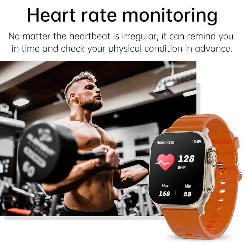 2024 Newest IWO Ultra 9 Gen 2 Smart Watch Men 49mm 2.2 Inch HD Screen GPS NFC Waterproof Smartwatch Sports Fitness Watch PK HW8