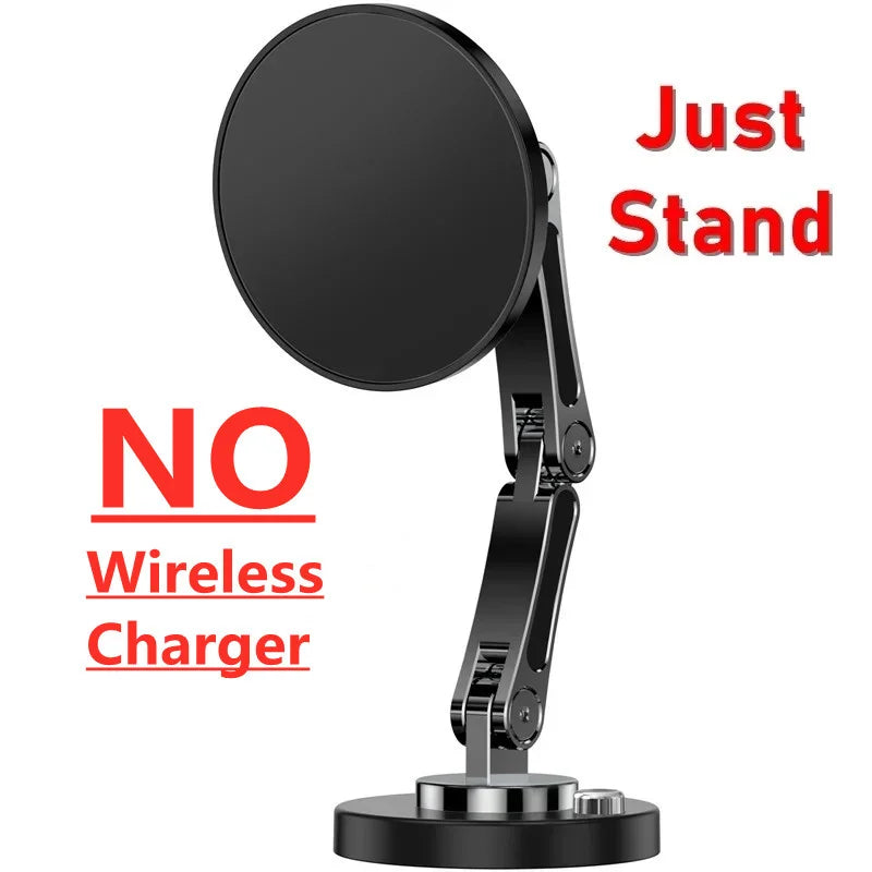 Magnetic Car Wireless Charger Stand Magnet Car Mount Fast Charging Station Phone Holder Bracket For iPhone 15 14 13 12 Pro Max