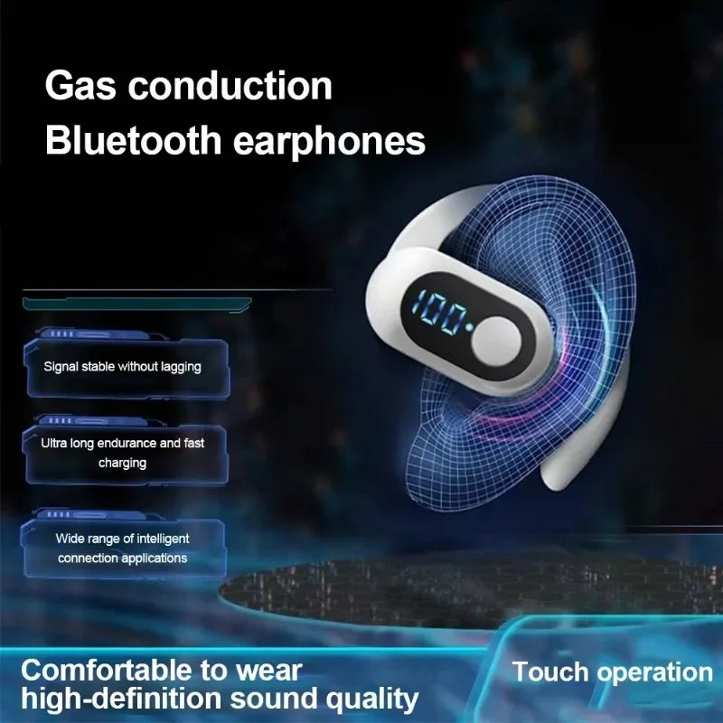 Bluetooth 5.3 Headphone TWS Wireless Ear Hook Earphone HiFi Stereo Noise Reduction Headset Waterproof Earbud for Huawi Xiami