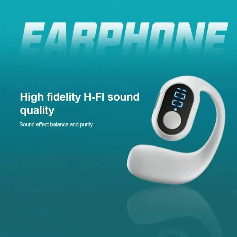 Bluetooth 5.3 Headphone TWS Wireless Ear Hook Earphone HiFi Stereo Noise Reduction Headset Waterproof Earbud for Huawi Xiami