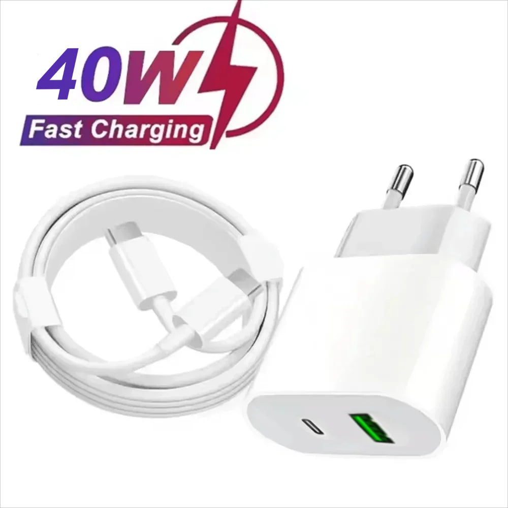 For PD 30W Charging For iPhone 14 Pro Max 13 12 mini 11 Fast Charger X XS XR 7 8 6 Plus SE 2020 Phone Accessories