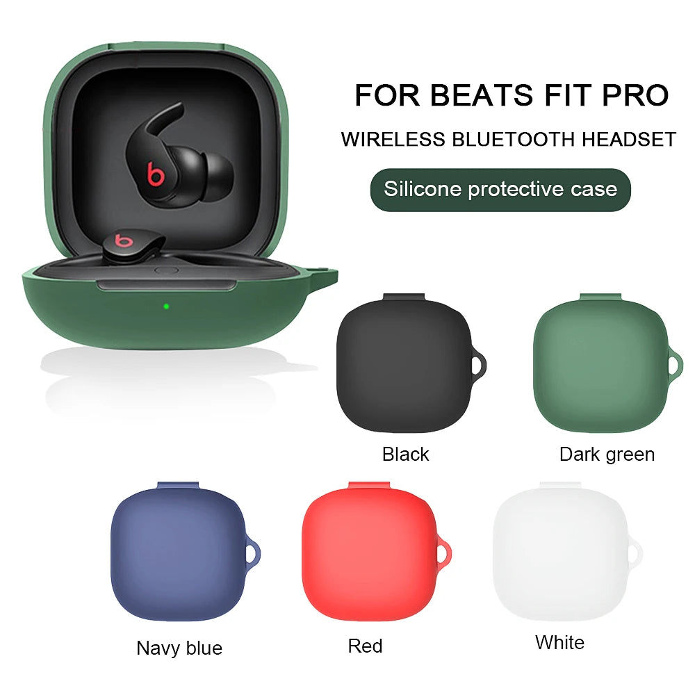 Comfortable Skin Case for Beats Fit Pro Wireless Earphone Silicone Cover for Beats Fit Pro Shockproof Protective Earbuds Cover