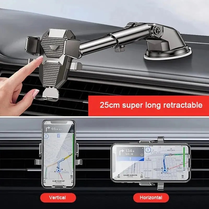 Sucker Car Phone Holder Mount Stand Suction Cup Smartphone Mobile Cell Support in Car Bracket For iPhone Xiaomi Huawei Samsung