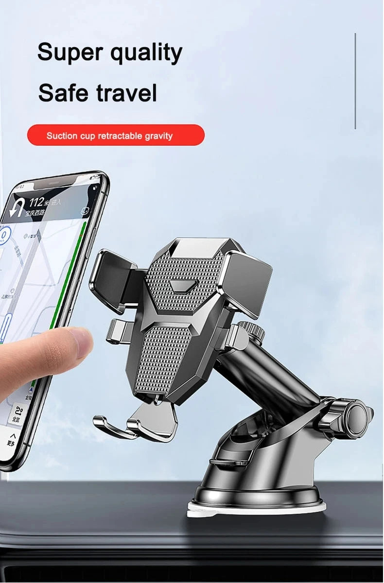 Sucker Car Phone Holder Mount Stand Suction Cup Smartphone Mobile Cell Support in Car Bracket For iPhone Xiaomi Huawei Samsung