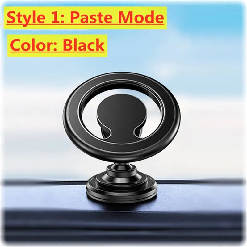 Magnetic Car Phone Holder Stand Magnet Car Mount Support GPS Mobile Bracket in Car For Macsafe iPhone 15 14 13 12 Samsung Xiaomi