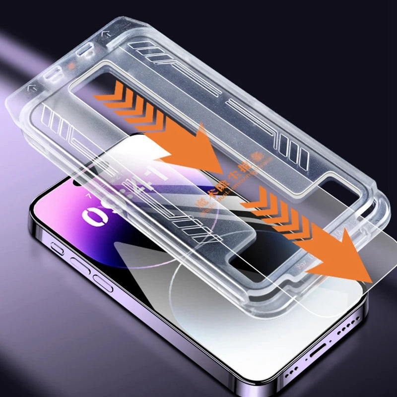 Premium Tempered Glass For Samsung Galaxy S24 Ultra Auto Dust Remove Kit Screen Protector S24+Plus S25Ultra Protective Glass