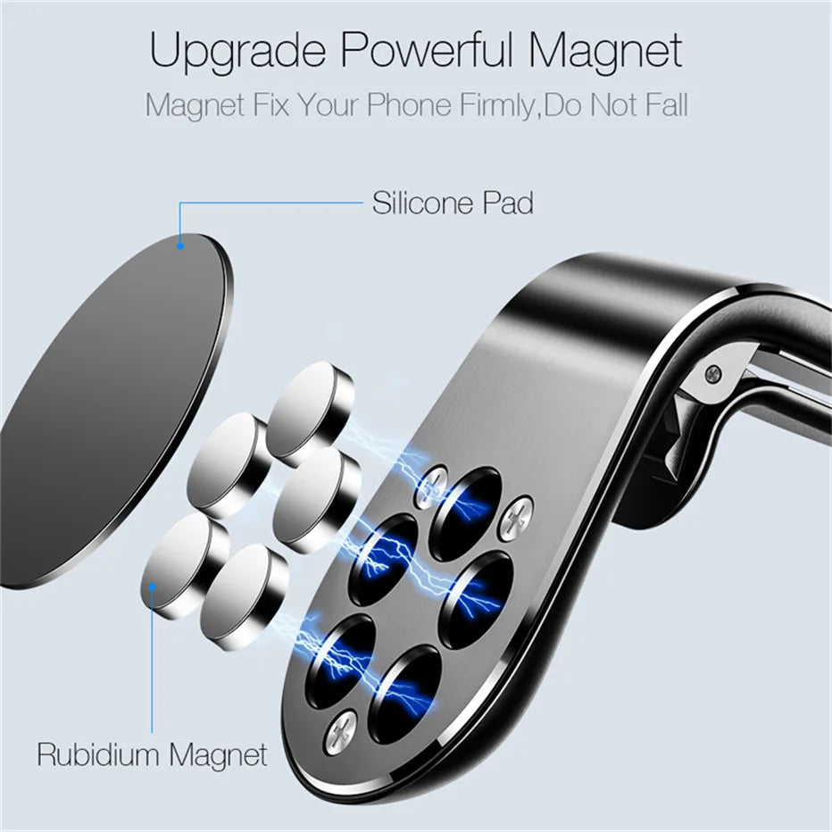 Magnetic Car Phone Holder Stand Air Vent Magnet Car Mount GPS Smartphone Mobile Support In Car Bracket for iPhone Huawei Xiaomi