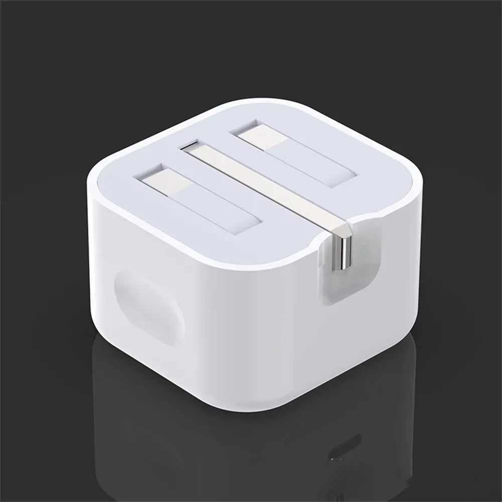 Super Fast Quick Charging Dual Ports PD A+C 20W 35W UK GB AC Home Travel USB C Charger For IPhone 13 14 15 Samsung Xiaomi phone