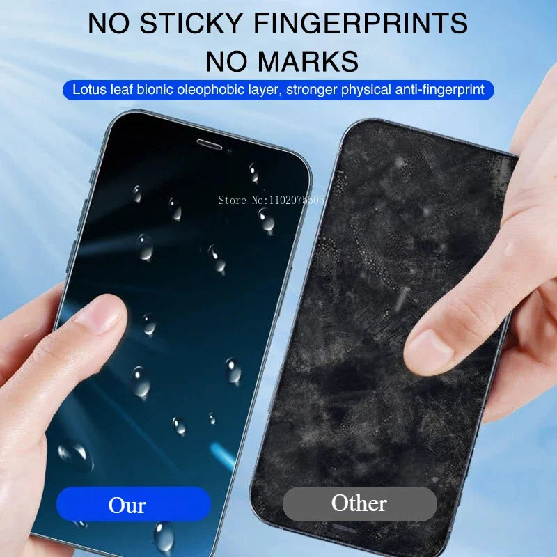 4PCS 9D Full Cover Tempered Glass For iPhone 16 11 12 13 14 15 Pro Max 16 15 Plus Screen Protector For iPhone 13 Mini XR XS MAX