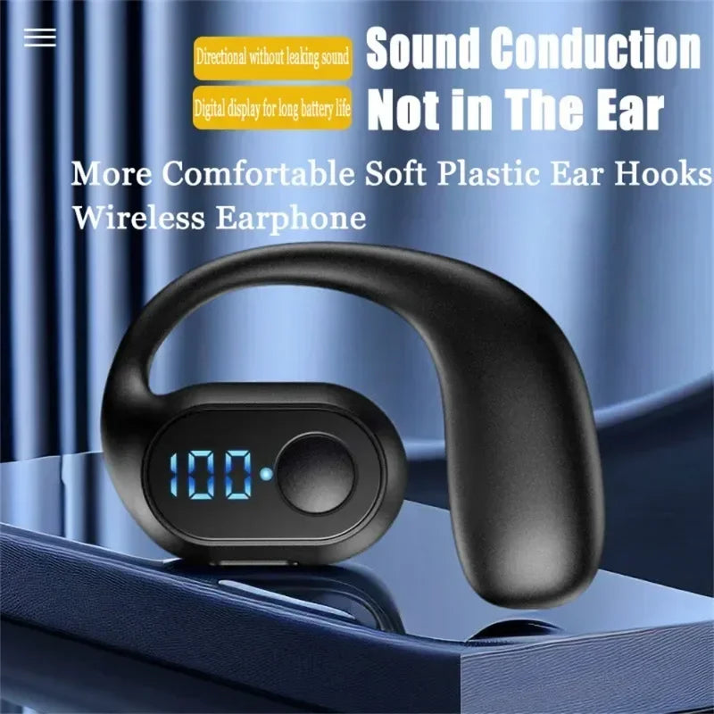 Bluetooth 5.3 Headphone TWS Wireless Ear Hook Earphone HiFi Stereo Noise Reduction Headset Waterproof Earbud for Huawi Xiami