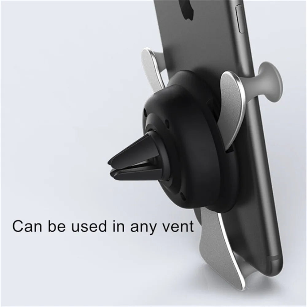 Gravity Car Phone Holder Air Vent Clip Smile Face Mount Mobile Cell Stand GPS Stand Support For iPhone 12 Pro Max Xiaomi Samsung