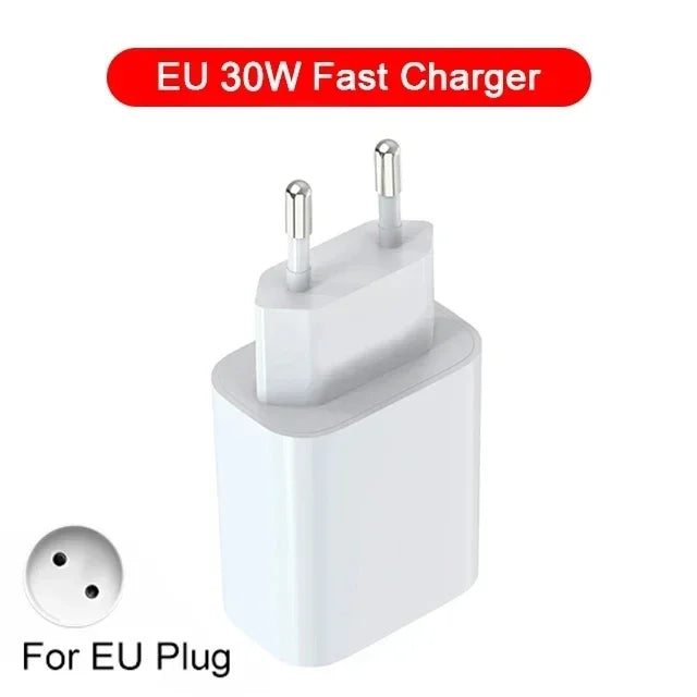 For PD 30W Charging For iPhone 14 Pro Max 13 12 mini 11 Fast Charger X XS XR 7 8 6 Plus SE 2020 Phone Accessories