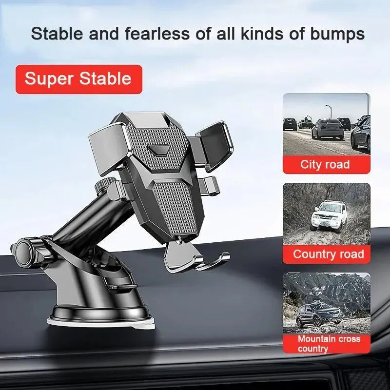 Sucker Car Phone Holder Mount Stand Suction Cup Smartphone Mobile Cell Support in Car Bracket For iPhone Xiaomi Huawei Samsung