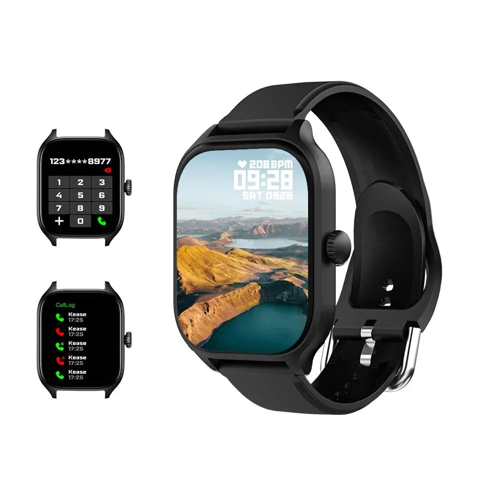 Smartwatch Dial to Answer Calls Calorie Tracking Heart Rate Blood Oxygen Monitoring Bluetooth Smart Watch